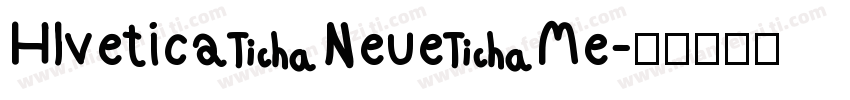 Hlvetica Neue Me字体转换